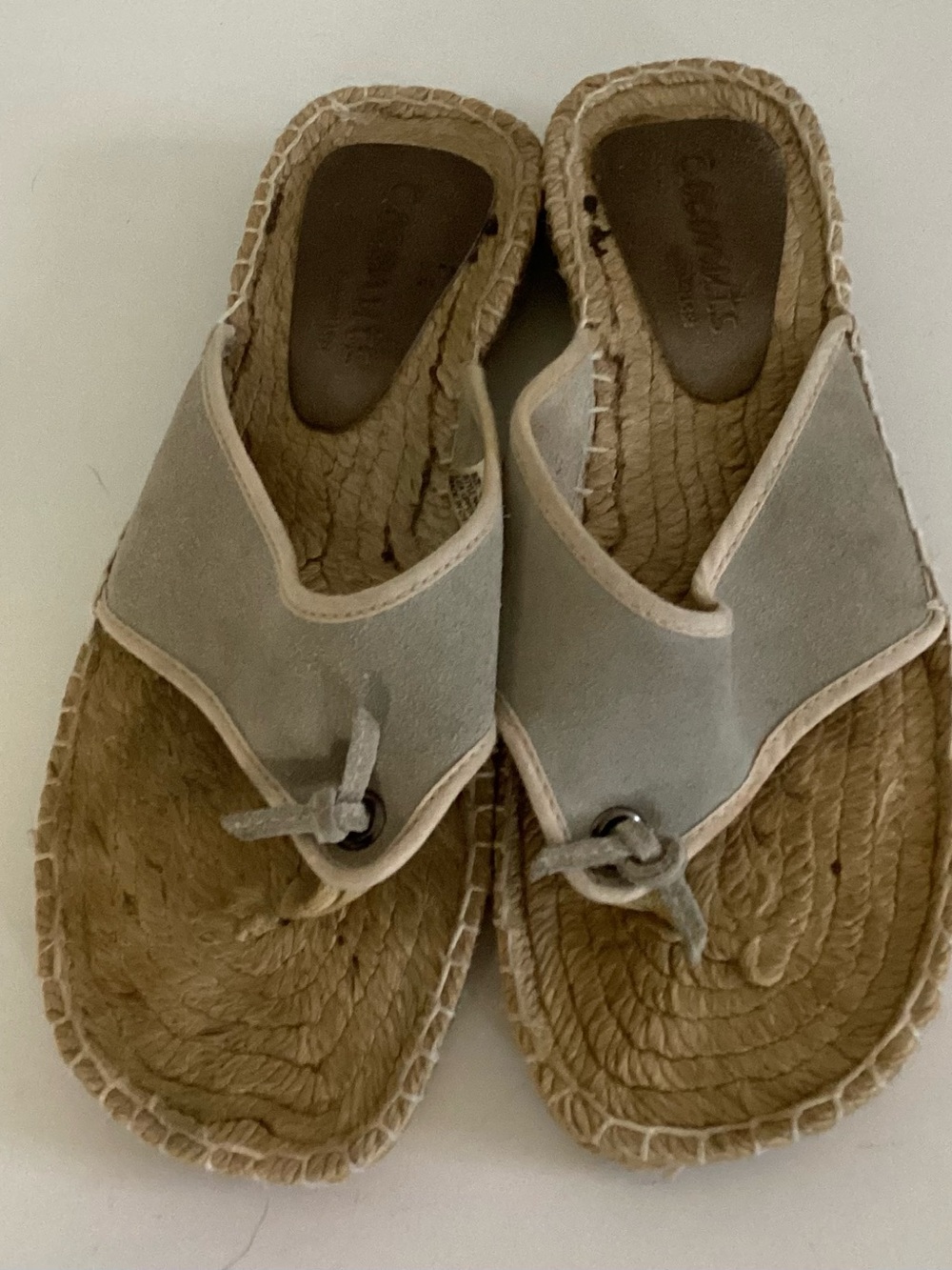 Coconuts Comfortable Women's Taupe Suede Slide Sandals